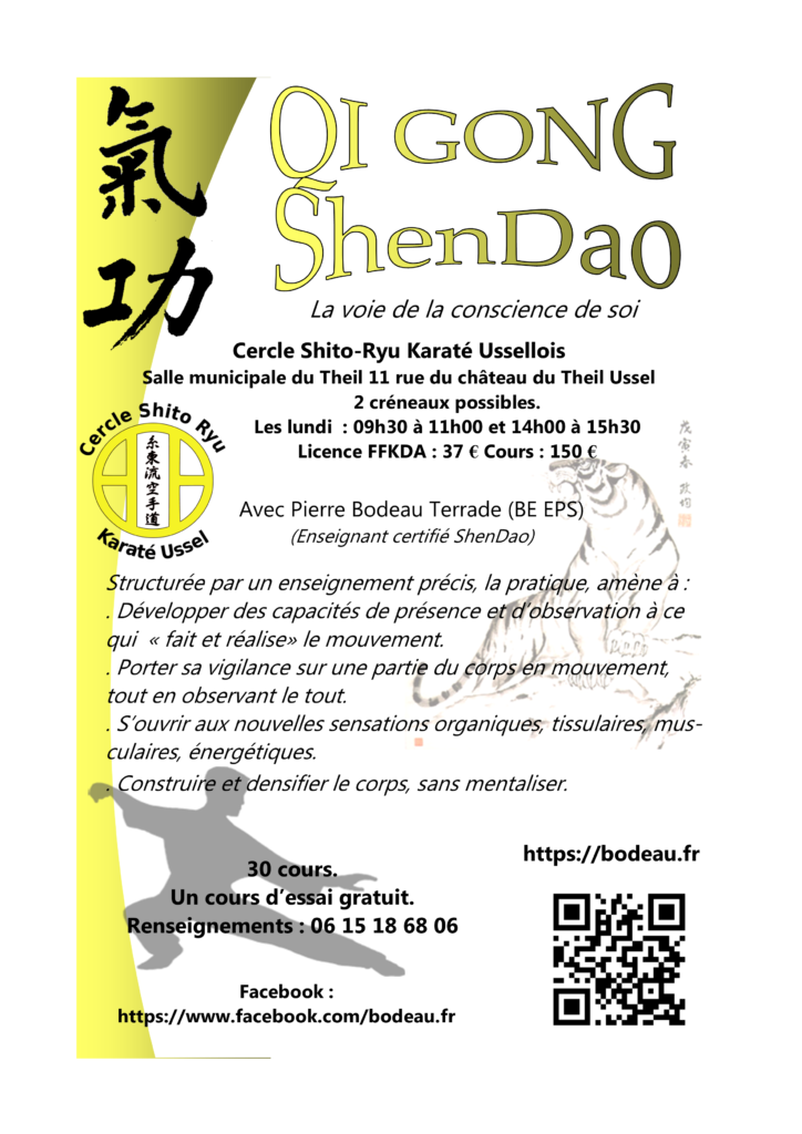 Qi Gong ShenDao Ussel 
Pierre Bodeau Terrade